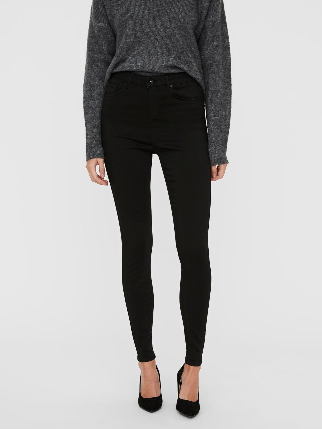 VMSOPHIA skinny Pants - Black